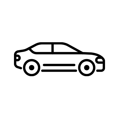 Car Icon Line Black Car Icon Line Black